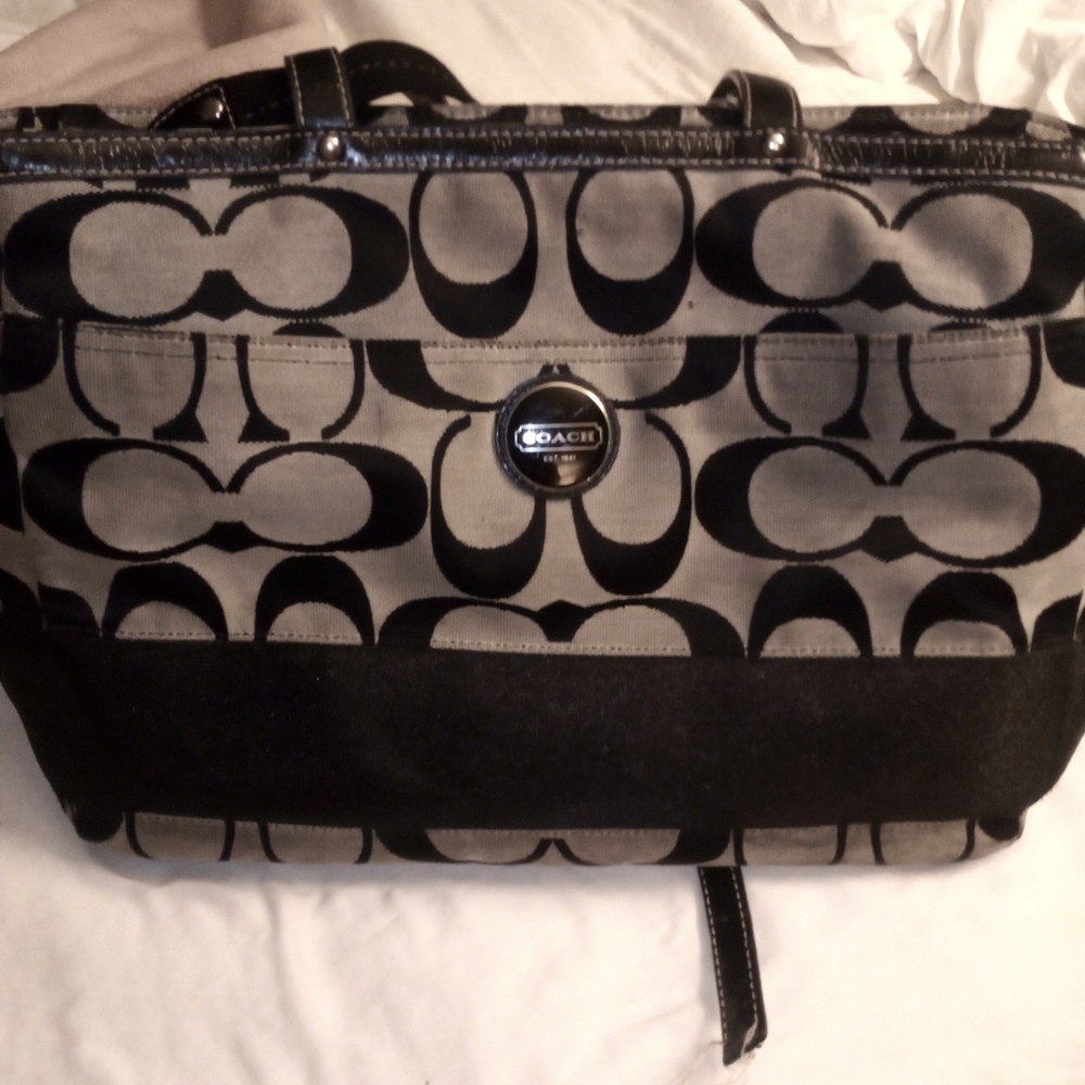 authentic coach diaper bag